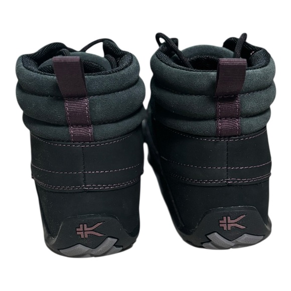 KURU Boots Womens 8.5 Jet Black Quest Ankle Hiking Trail Boots Nubuck Comfort - Picture 6 of 14